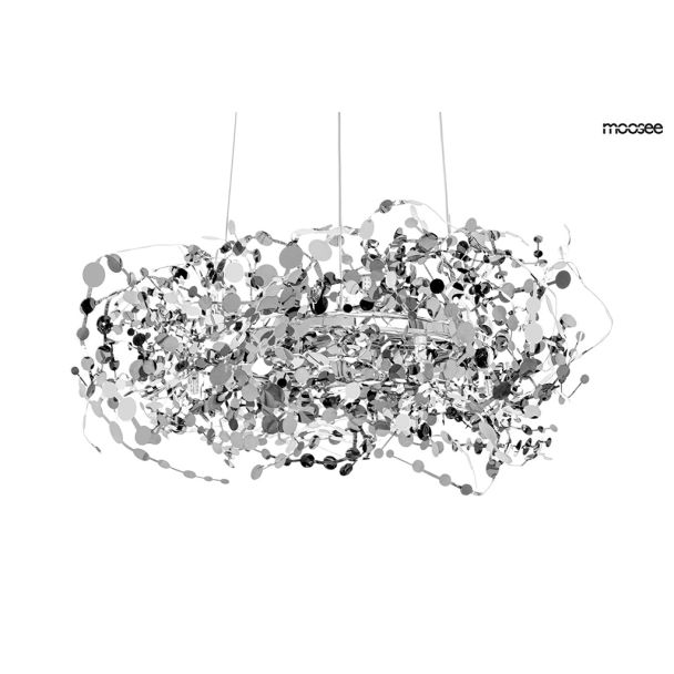 MOOSEE MSE1501100175 lampa wisząca MONETE 60 chrom