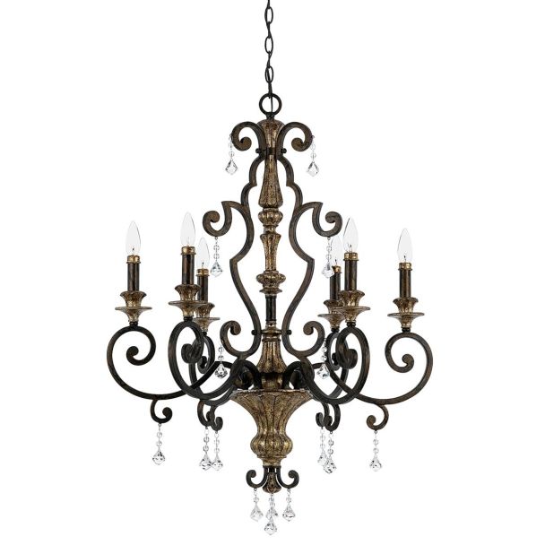 ELSTEAD MARQUETTE QZ/MARQUETTE6/A 6Lt Chandelier