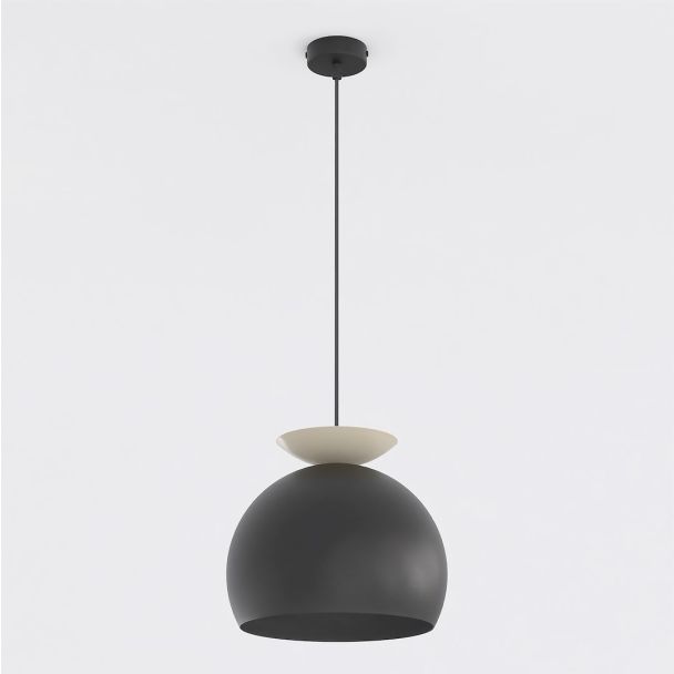 EMIBIG 1753/1 GEO 1 BLACK MOKKA Lampa wisząca