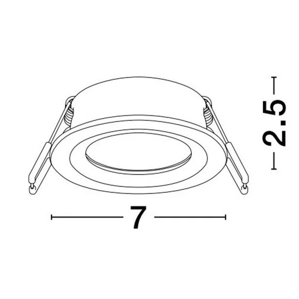 LUCES EXCLUSIVAS LE61613 BOSCONIA oczko podtynkowe