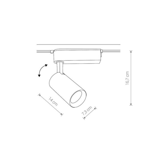 NOWODVORSKI 9008 PROFILE IRIS LED 30W