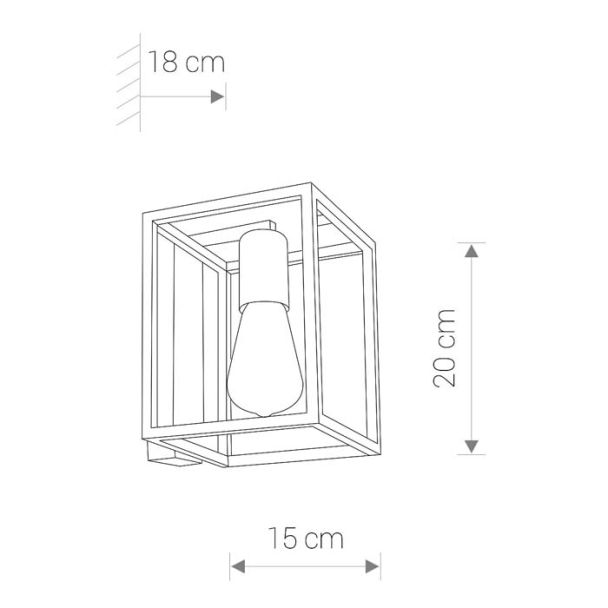 NOWODVORSKI 9046 CRATE kinkiet