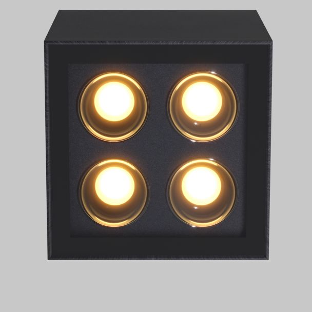 MAYTONI O309CL-L8GF3K Ares lampa sufitowa grafitowy
