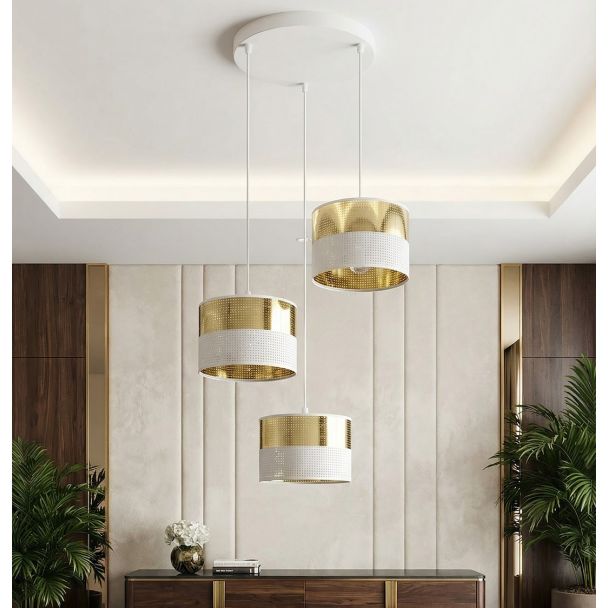 EMIBIG 1650/3PREM LUX 3 WH GOLD PREM LAMPA WISZĄCA
