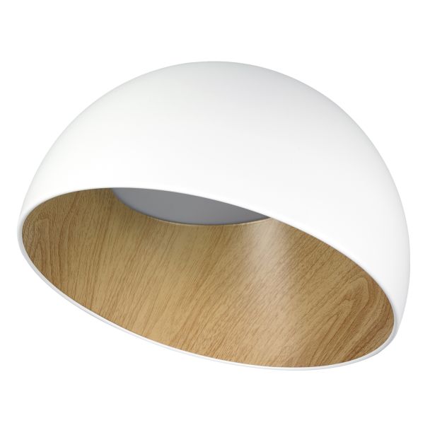 Step into design ST-9493C/B white Ledowy plafon PADELLA SKOS biały 35 cm