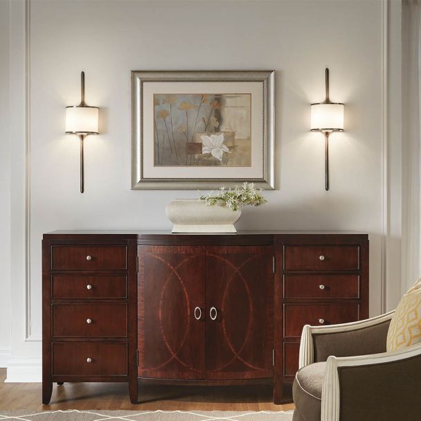 ELSTEAD Mona KL-MONA-S-CLP 2 Light Wall Light - Classic Pewter