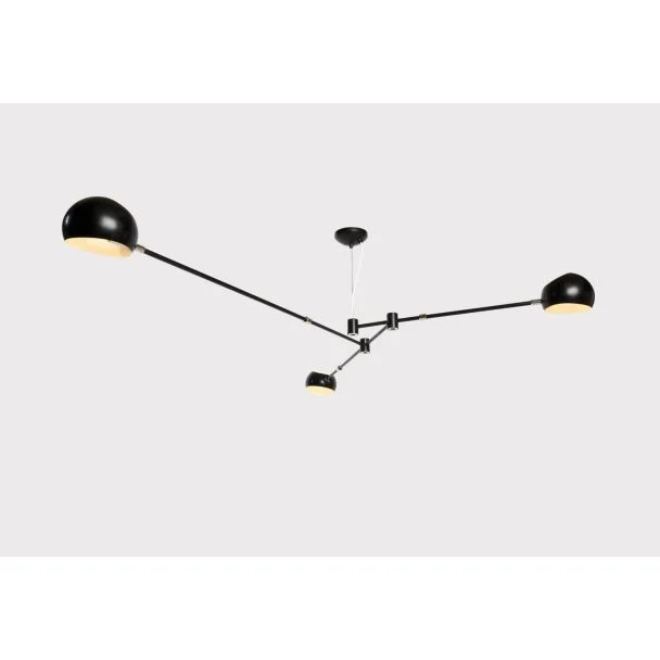 Step into Design ST-5335B-3 BLACK Lampa wisząca ASTRONOMY-3 czarna 175 cm