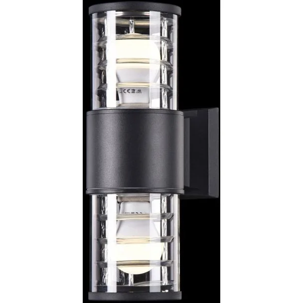 MAYTONI O576WL-02B Outdoor Bronx Wall Lamp Black