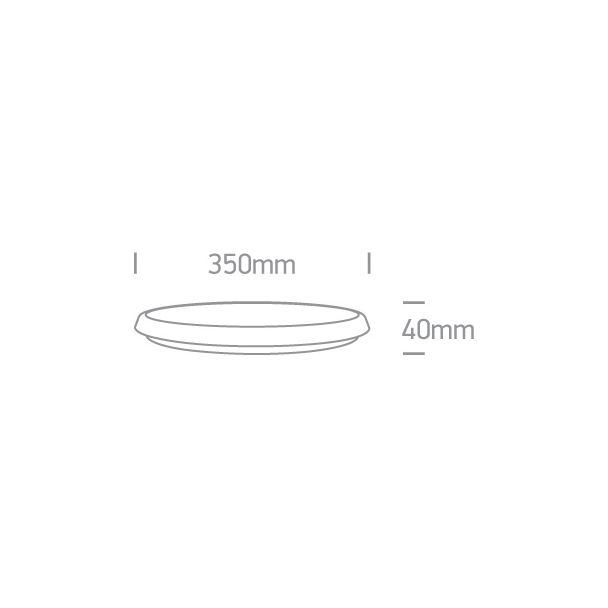 ONE LIGHT 67370/W/C Kavos biały plafon LED 4000K 25W IP54
