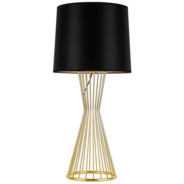 Step into design MT1235 Lampa stołowa FILO TABLE czarno - złota 85 cm