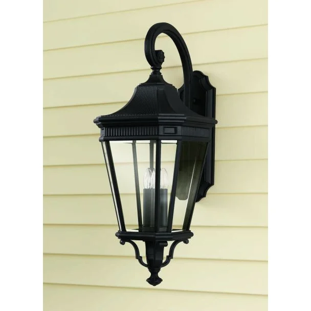 ELSTEAD COTSWOLD LANE FE/COTSLN2/L BK Large Wall Lantern