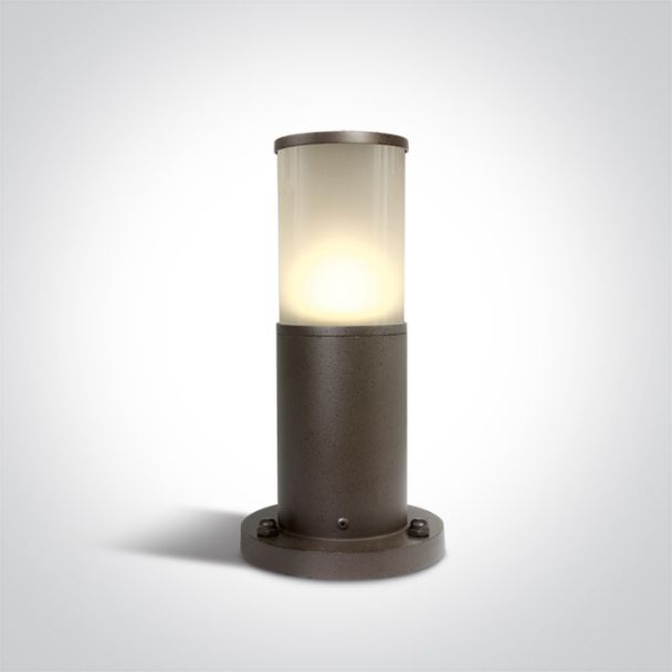ONE LIGHT 67100/BR Lauria 2 brązowa lampa ogrodowa 20W E27 IP54