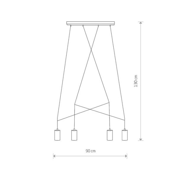 NOWODVORSKI 9192 IMBRIA lampa wisząca
