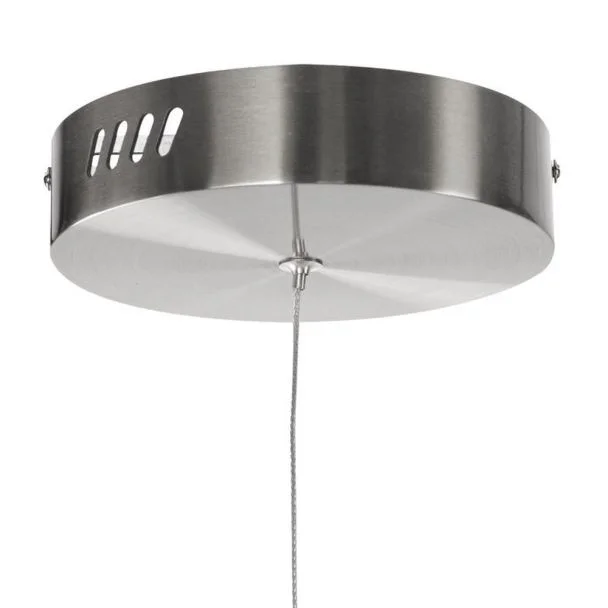Step into Design ST-8848-80 NICKEL Lampa wisząca CIRCLE 80 LED nikiel szczotkowany 80 cm