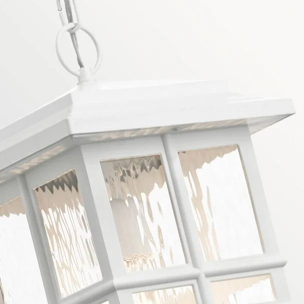 ELSTEAD Beacon Square KL-BEACON-SQUARE8-WHT 1 Light Chain Lantern