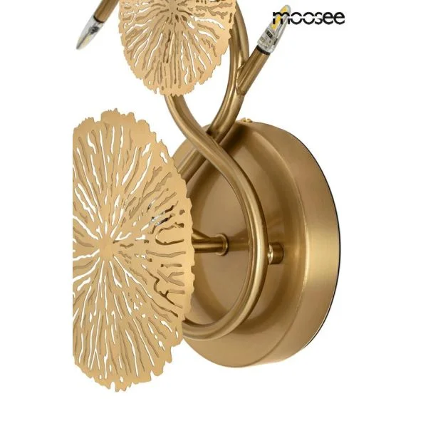 MOOSEE MSE1501100179 lampa ścienna LIRIO 6 złota