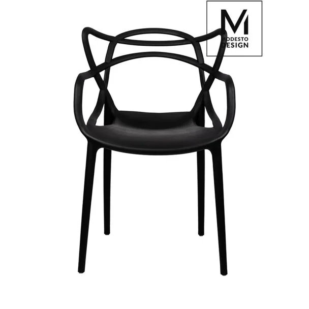 Modesto Design C1034.BLACK MODESTO krzesło HILO czarne - polipropylen