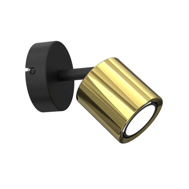LUMINEX 9230 spot Demia black/brass 1xGU10