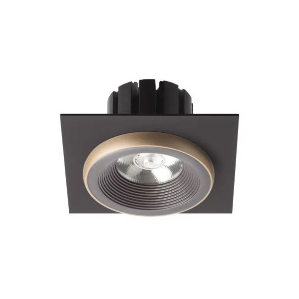 RENDL R13252 SHARM SQ I wpuszczana brązowa/perłowo-złota 230V LED 10W 24° 3000K