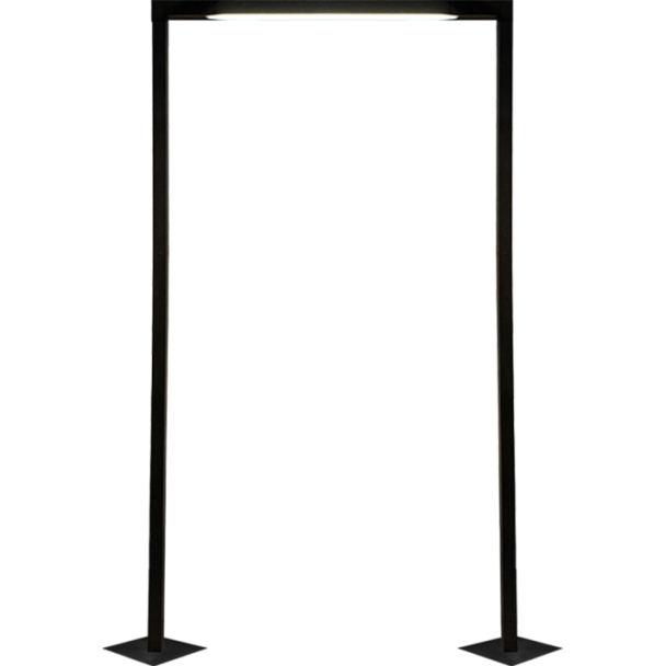 ANTIGO Lampa stojąca ogrodowa Taketa - Antracyt (1640 mm) 9932