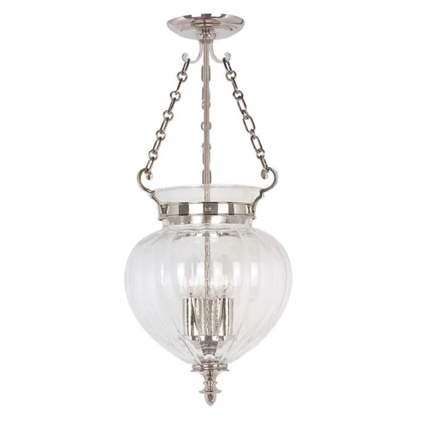 ELSTEAD FINSBURY PARK FP/P/M POL NCKL Medium Pendant