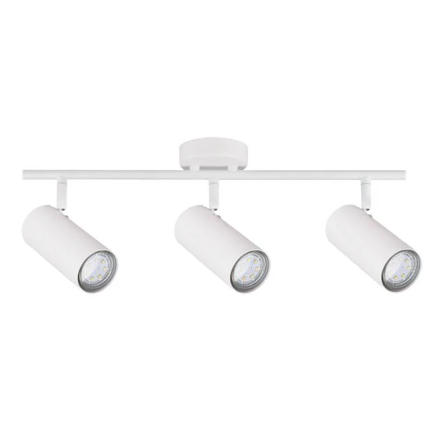 CANDELLUX 93-01689 COLLY LAMPA SUFITOWA BIAŁY 3X15W GU10 KLOSZ BIAŁY