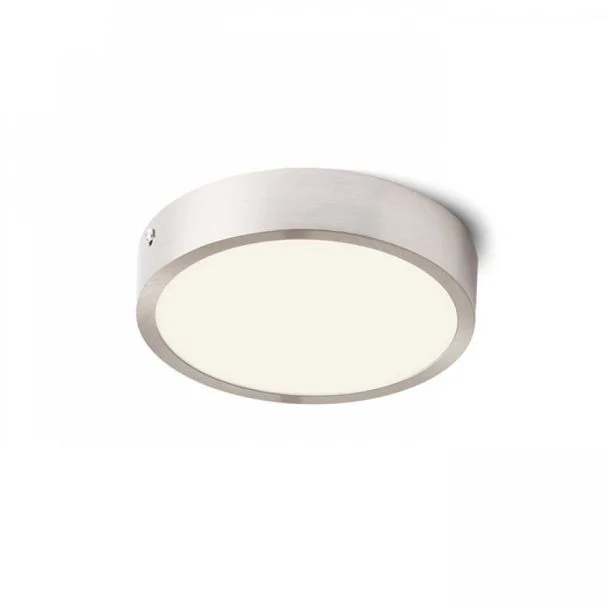RENDL R12798 HUE R 17 sufitowa nikiel mat 230V LED 18W 3000K