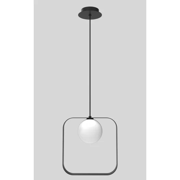 CANDELLUX 50101074 LAMPA WISZĄCA TULA 1 CZARNY 140x12x26