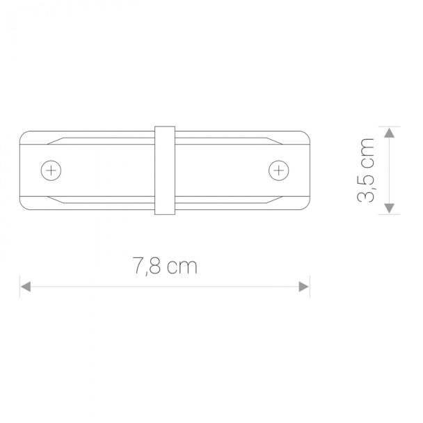 WYPRZEDAŻ NOWODVORSKI PROFILE STRAIGHT CONNECTOR 9453 system konfigurowalny system profile akcesoria 1-fazowy