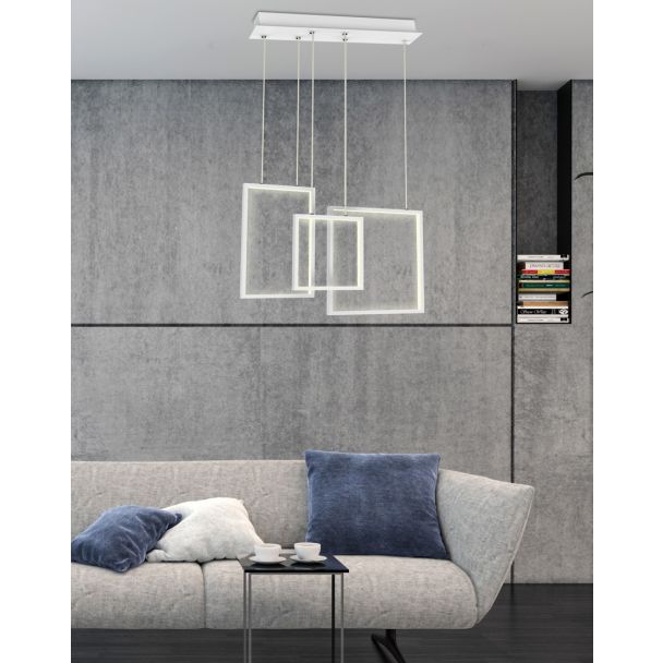 CANDELLUX A0026-330 KEOS LAMPA WISZĄCA 54X9 36W LED BIAŁY 4000K APETI