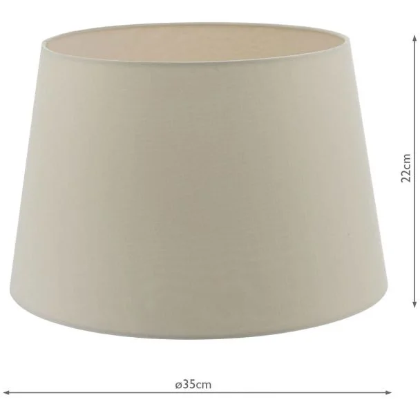 DAR CEZ1429 CEZANNE FRENCH DRUM SHADE 35CM ECRU