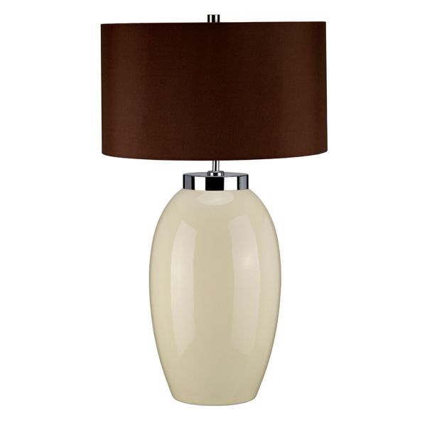 ELSTEAD Victor VICTOR-LRG-TL-CR 1 Light Large Table Lamp - Cream