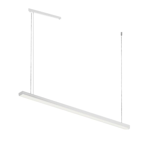 ANTIGO Lampa wisząca Hiate Line - Biała (1500 mm) 4000K 1855