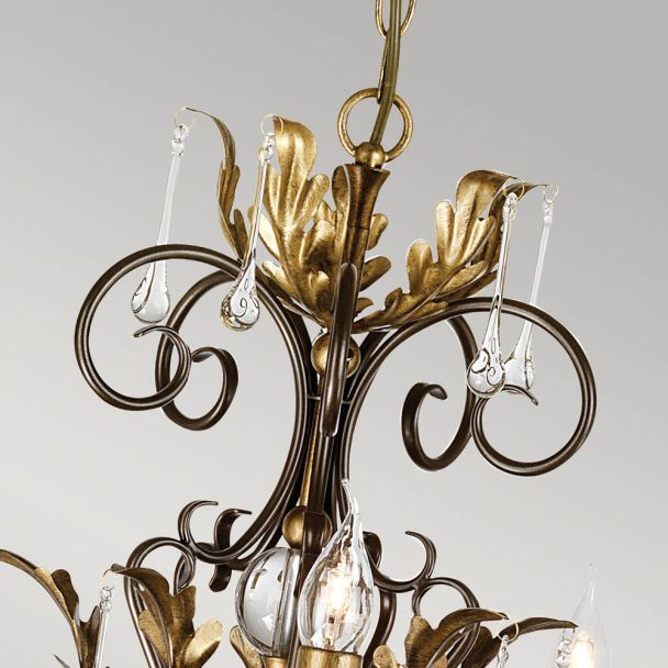 ELSTEAD AMARILLI AML15 BRONZE 15Lt Chandelier