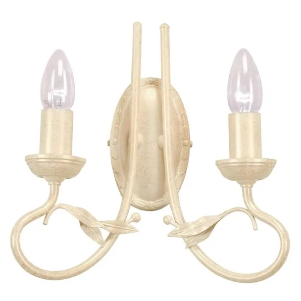 ELSTEAD OLIVIA OV2 IVORY/GOLD 2Lt Wall Light
