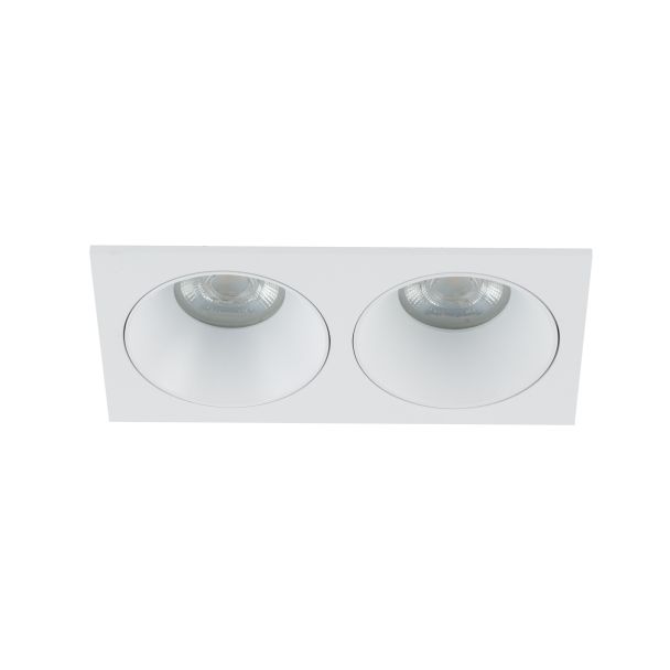 TK-LIGHTING 10580 PRISMA DUO WHITE 2 XGU10