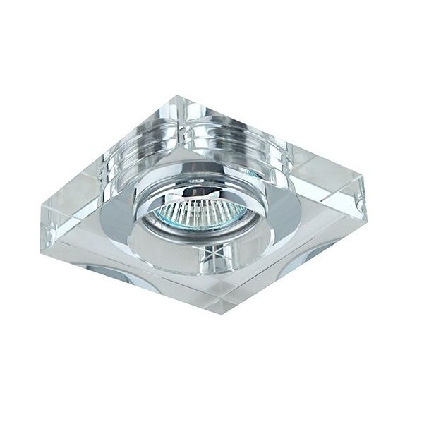 AZZARDO SC760SQ-A-CL / AZ1495 Vektor Square (clear glass) Oczko sufitowe