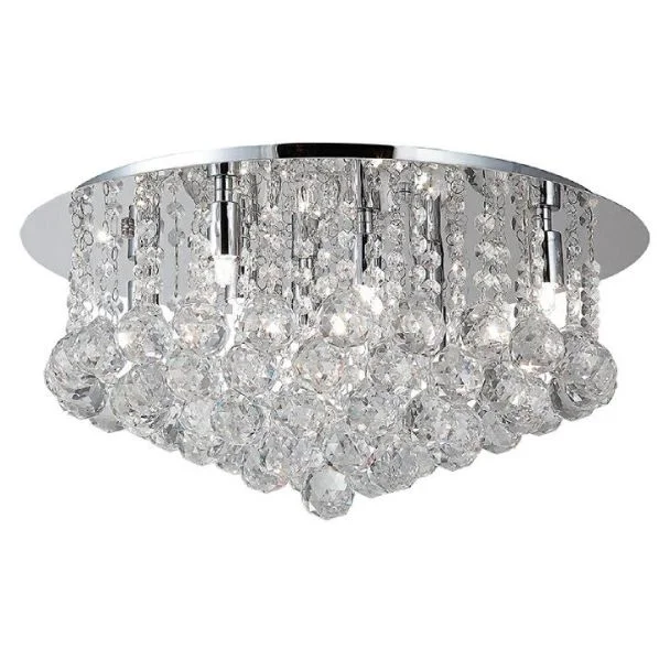 AZZARDO 1671-10X-CL / AZ1288 Bolla 58 Lampa sufitowa