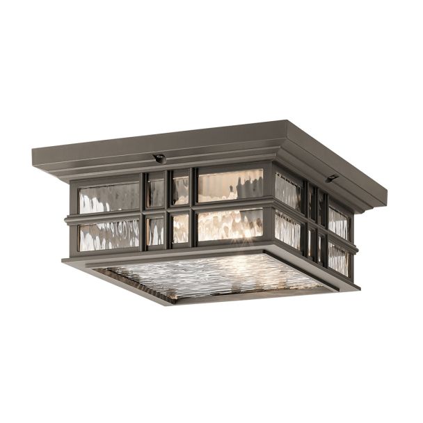 ELSTEAD Beacon Square KL-BEACON-SQUARE-F-OZ 2 Light Flush Mount