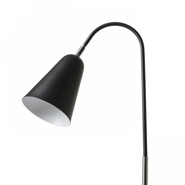 RENDL R12675 GARBO stołowa czarna chrom 230V E27 28W