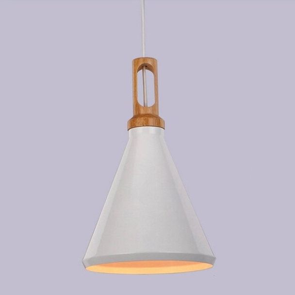 Step into Design ST-5097c Lampa wisząca NORDIC WOODY biało drewniana 25 cm