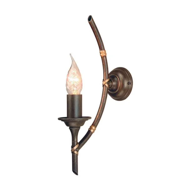 ELSTEAD BAMBOO BB1 BRZ PATINA 1Lt Wall Light