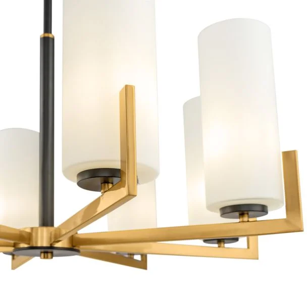 MAYTONI MOD089PL-08BS Modern Fortano Chandelier Brass