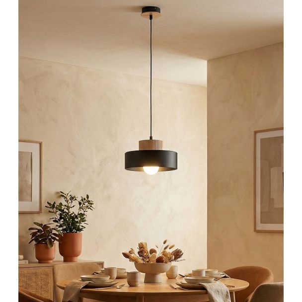 EMIBIG 1667/1S KIVI 1S BLACK LAMPA WISZĄCA