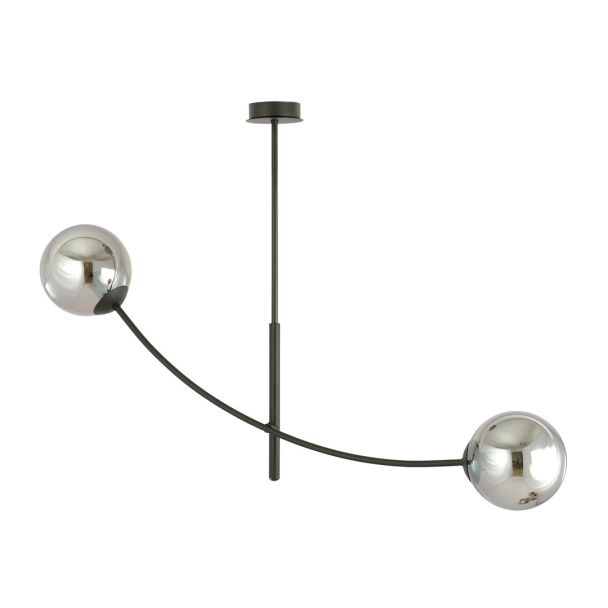 EMIBIG 1100/2 LAMPA SUFITOWA HUNTER 2 BLACK/GRAFIT