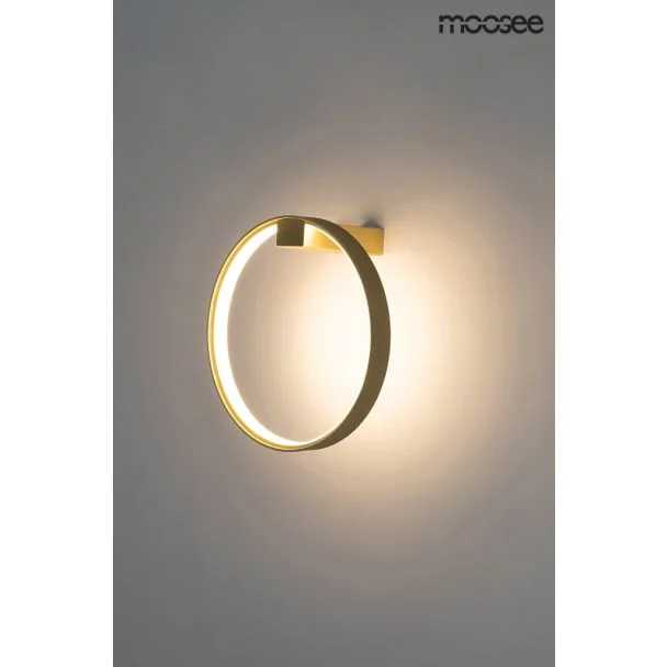 MOOSEE LAMPA ŚCIENNA CIRCLE WALL ZŁOTA
