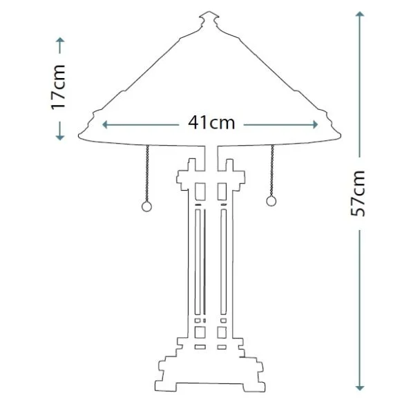 ELSTEAD CHASTAIN QZ/CHASTAIN/TL Table Lamp