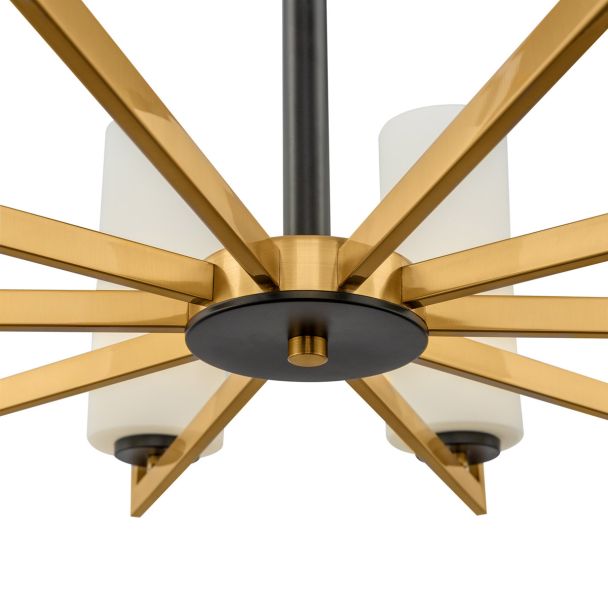 MAYTONI MOD089PL-10BS Modern Fortano Chandelier Brass