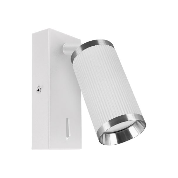 IDEUS 04206 FRIDA WLL GU10 WHITE/CHROME kinkiet