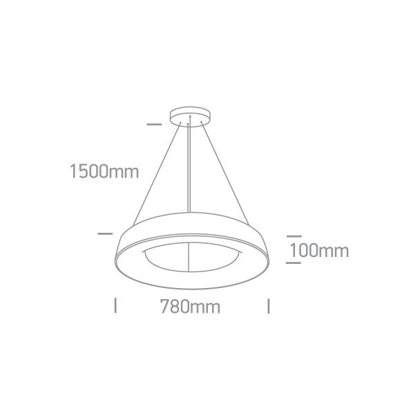 ONE LIGHT 62180NB/W/W Kapsala biała lampa wisząca LED 3000K 80W